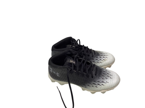 Vist Large View of Product Image Which is Used Under Armour Adult FB Cleats Black Senior 7