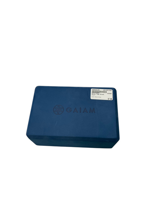 Vist Large View of Product Image Which is Used Gaiam Yoga Block Royal Blue
