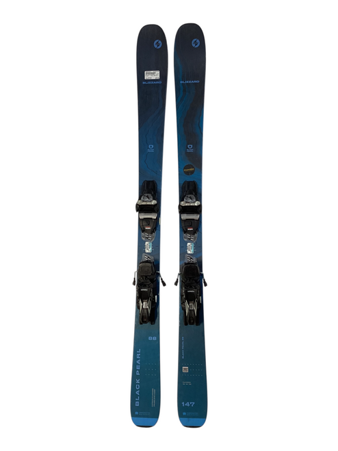 Vist Large View of Product Image Which is Used Blizzard BLACK PEARL 88 Mens DH Ski/Binding Royal Blue 147 cm