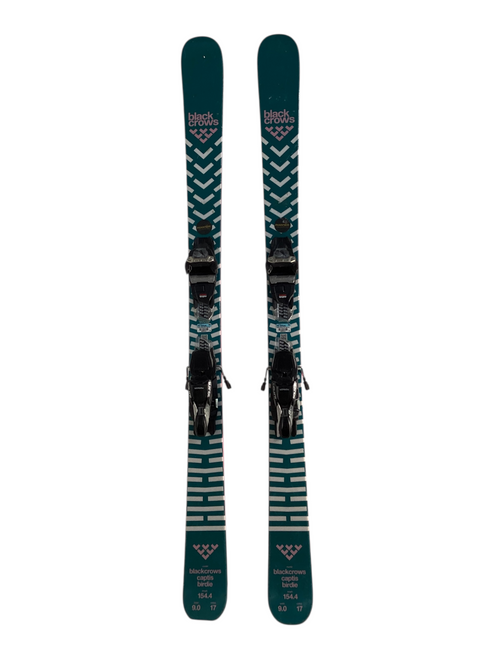 Vist Large View of Product Image Which is Used BLACK CROWS CAPTIS BIRDIE Mens DH Ski/Binding Teal 154 cm