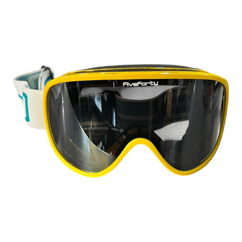 Vist Large View of Product Image Which is New FIVE FORTY Vintage Ladies Snow Goggles YLW/SMKY-OS