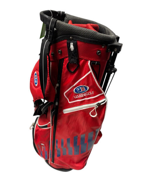Vist Large View of Product Image Which is Used US Kids UL 54 Jr Golf Stand Bag Red 29"