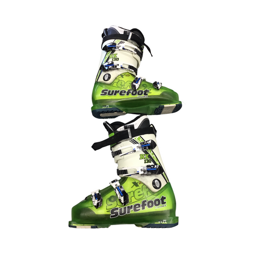 Vist Large View of Product Image Which is Used Lange SUREFOOT RX 130 Mens DH Ski Boot Green 280 MP - M10 - W11