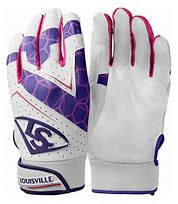 Vist Large View of Product Image Which is New LS Genuine V2 Batting Gloves Purple- Yth Lg