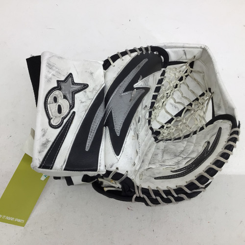 Vist Large View of Product Image Which is Used Brians S SERIES REG JR CATCHER Junior Goalie Catcher White