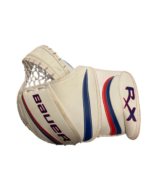 Vist Large View of Product Image Which is Used Bauer RX8 Senior Goalie Catcher White