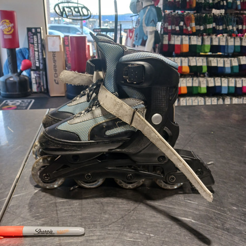 Vist Large View of Product Image Which is Used Schwinn INLINE SKATE Junior Rec Fitness Skates Black Adjustable