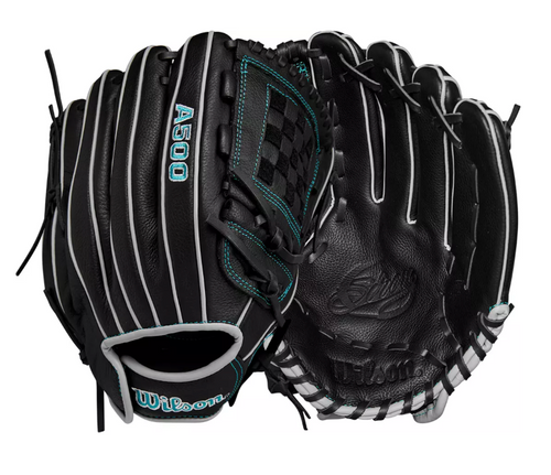Vist Large View of Product Image Which is New Wilson A500 SIREN RH Throw Fastpitch Gloves