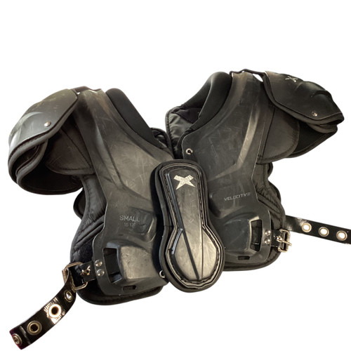 Vist Large View of Product Image Which is Used Xenith VELOCITY 2 FB Shoulder Pads Black SM