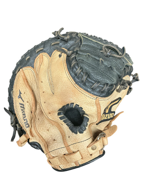 Vist Large View of Product Image Which is Used Mizuno POWER CLOSE BB/SB Catchers RH Throw Black 31 1/2"
