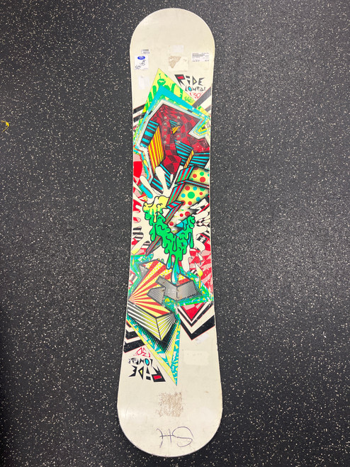 Vist Large View of Product Image Which is Used Ride LOWRIDE Boys Snowboard Only White 130 cm