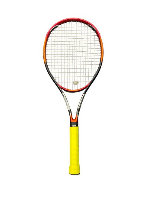 Vist Large View of Product Image Which is Used Prince AIR VANQUISH Adult Tennis Racquet Orange 4 1/2"