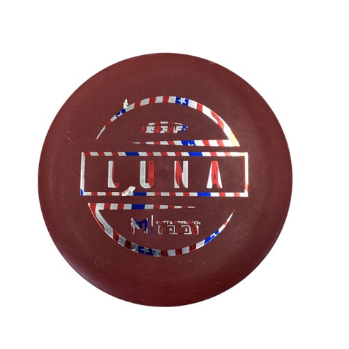 Vist Large View of Product Image Which is Used Discraft MCBETH LUNA Disc Golf Putter Red