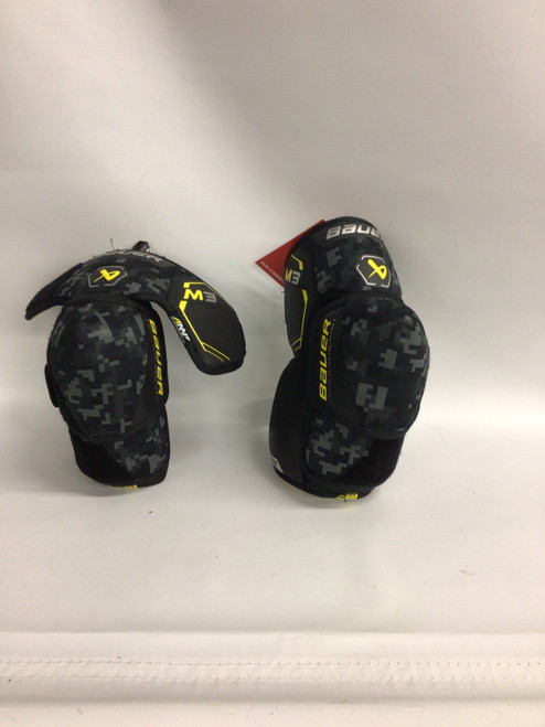 Vist Large View of Product Image Which is Bauer X elbow guards size medium 