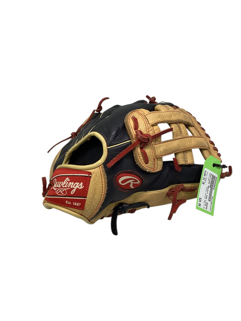 Vist Large View of Product Image Which is Used Rawlings SELECT PRO LITE BB/SB Glove RH Throw Black 12"