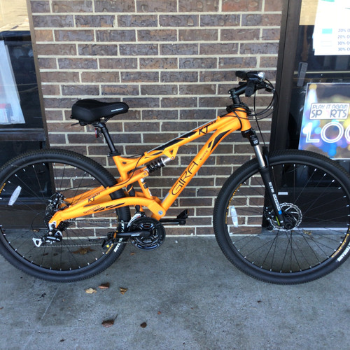 Vist Large View of Product Image Which is Used Ozone 500 KT 29IN MENS MOUNTAIN BIKE Mountain Bike Mens Orange 43-47cm - 17-18" - MD Frame