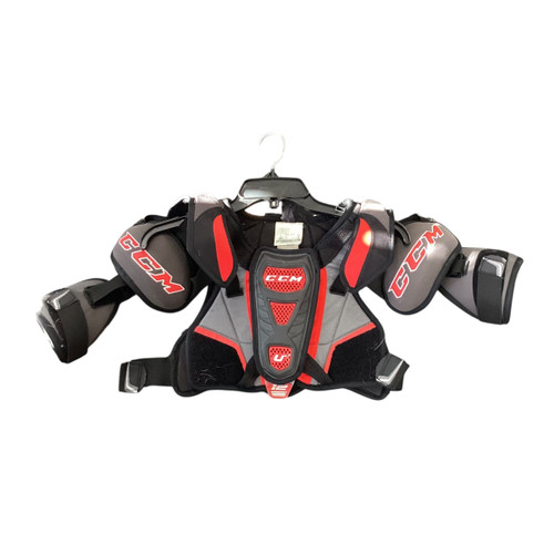 Vist Large View of Product Image Which is Used CCM U PLUS Junior Shoulder Pads MD