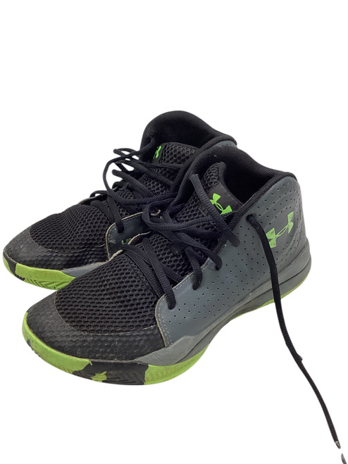 Vist Large View of Product Image Which is Used Under Armour Basketball Shoes Y Grey Youth 06.0