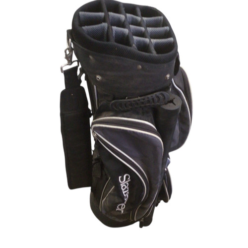 Vist Large View of Product Image Which is Used Slazenger CART BAG Mens Cart Bag Black