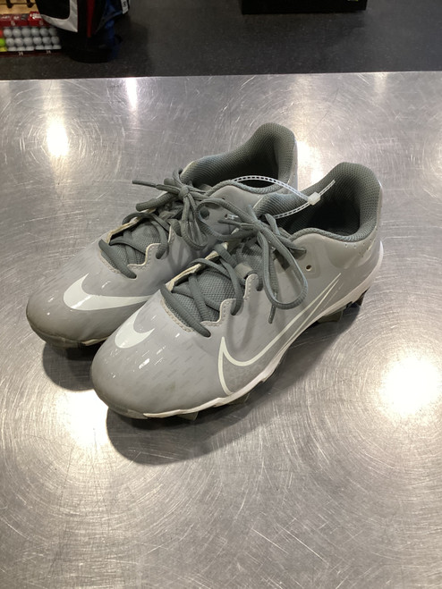 Vist Large View of Product Image Which is Used Nike SOFTBALL HYPERDIAMOND BB/SB Cleats Grey Senior 5.5