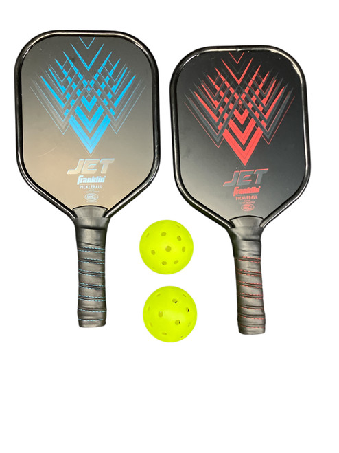 Vist Large View of Product Image Which is Used Franklin PADDLE SET Pickleball Racquet Black
