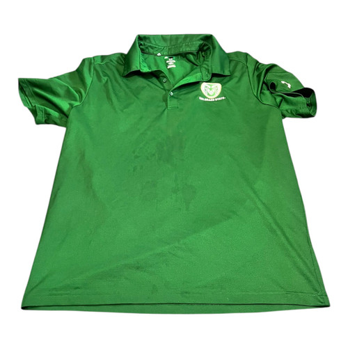 Vist Large View of Product Image Which is Used Under Armour CSU S.S. Golf Shirt M Green XL