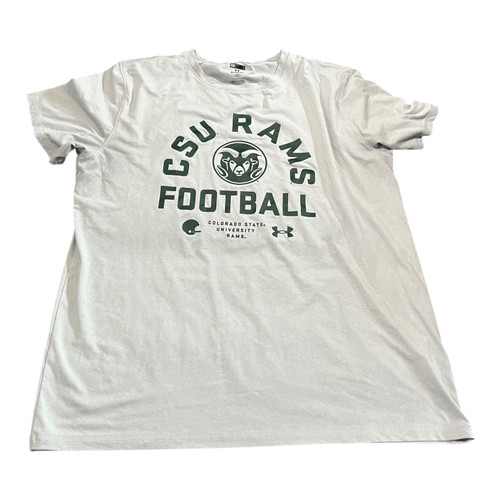 Vist Large View of Product Image Which is Used Under Armour CSU Rams Football T-Shirt M XL