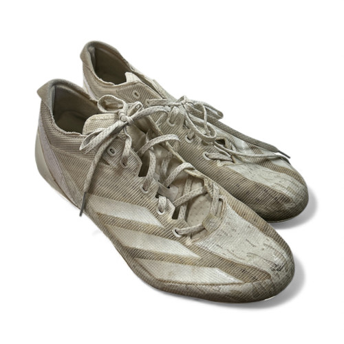 Vist Large View of Product Image Which is Used Adidas Adult FB Cleats White Senior 10.5
