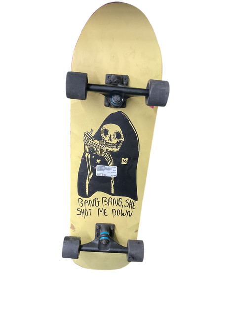 Vist Large View of Product Image Which is Used SKATEBOARD Complete Skateboard Black 8 1/4"