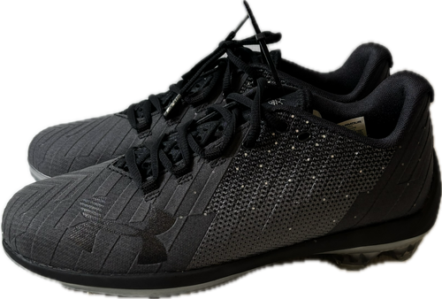 Vist Large View of Product Image Which is Used Under Armour HARPER TWO LOW BB/SB Cleats Black Senior 10