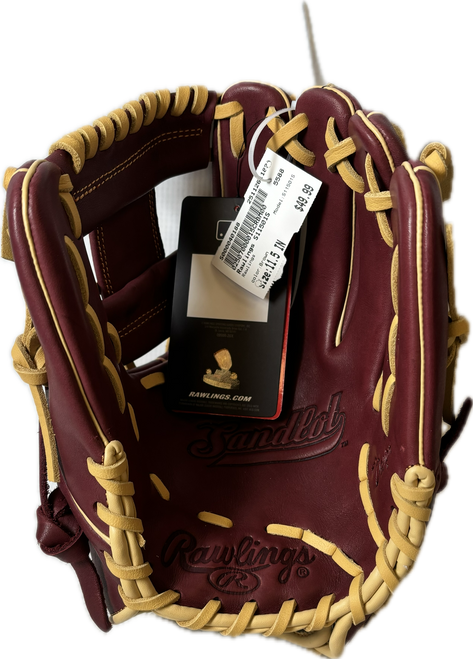 Vist Large View of Product Image Which is Used Rawlings S11501S BB/SB Glove RH Throw Brown 11 1/2"