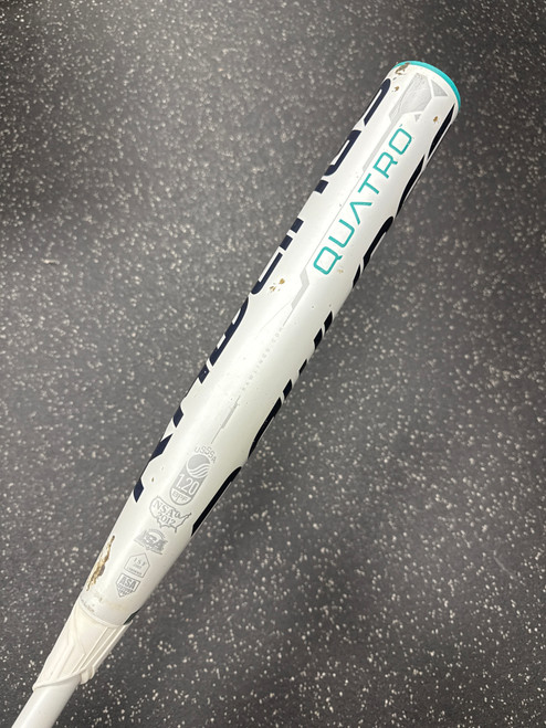 Vist Large View of Product Image Which is Used Rawlings QUATRO COMPOSITE BB/SB Fastpitch Bat 32"