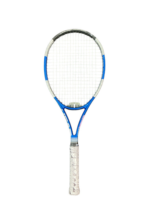 Vist Large View of Product Image Which is Used Head LIQUID METAL 4 Adult Tennis Racquet Royal Blue 4 5/8"