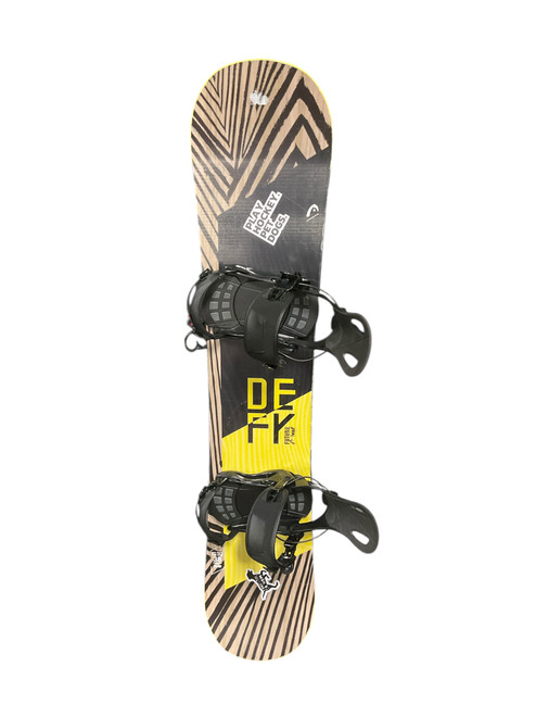 Vist Large View of Product Image Which is Used Head DEFY YOUTH Boys Board/Binding Yellow 138 cm