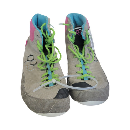 Vist Large View of Product Image Which is Used Rudis Wrestling Shoes Grey Senior 9