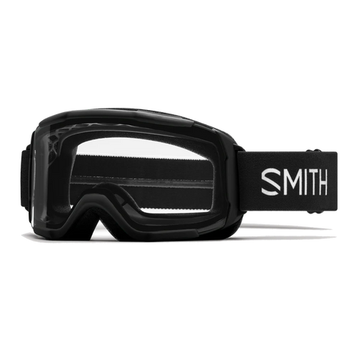 Vist Large View of Product Image Which is New Smith Daredevil 2026 Youth Snow Goggles- Black/Clear Lens
