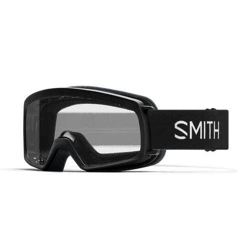 Vist Large View of Product Image Which is New Smith Rascal 2026 Youth Snow Goggles- Black/Clear Lens