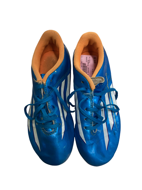 Vist Large View of Product Image Which is Used Adidas F5 Soccer Cleats Carolina Blue Junior 01