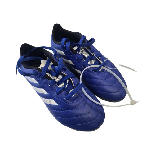 Vist Large View of Product Image Which is Used Adidas Soccer Cleats Royal Blue Youth 12.0