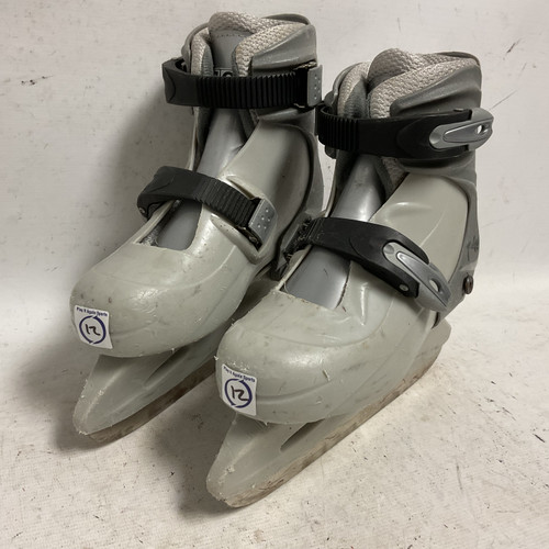 Vist Large View of Product Image Which is Used CCM TYKE 12-1 Youth Hockey Skate Grey Youth 12.0