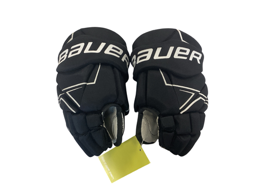 Vist Large View of Product Image Which is Used Bauer NSX Junior Gloves Black 11"