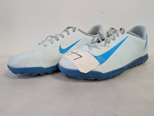Vist Large View of Product Image Which is Used Nike Soccer Turf Shoes Royal Blue Junior 04