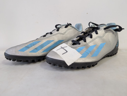 Vist Large View of Product Image Which is Used Adidas Soccer Turf Shoes Royal Blue Junior 04