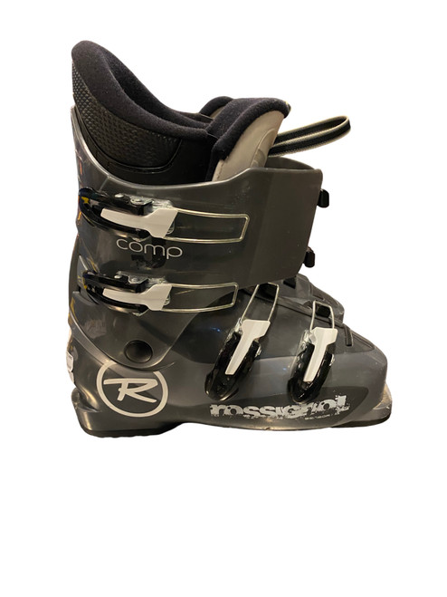 Vist Large View of Product Image Which is Used Rossignol COMP J Boys DH Ski Boot Grey 255 MP - M07.5 - W08.5