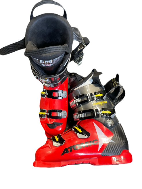Vist Large View of Product Image Which is Used Atomic REDSTER Mens DH Ski Boot Red 275 MP - M09.5 - W10.5