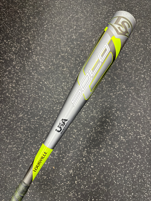 Vist Large View of Product Image Which is Used Louisville Slugger SOLO BB/SB USA 2 5/8 Bat 29/18 -11