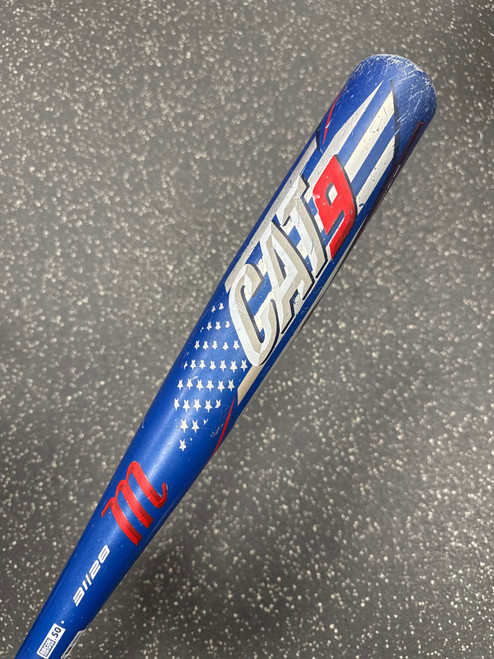 Vist Large View of Product Image Which is Used Marucci CAT 9 AMERICA High School -3 Bat 31/28
