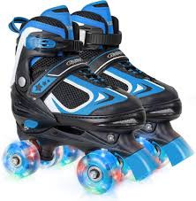 Vist Large View of Product Image Which is Used NATTORK SKATES Junior Roller Quad Skates Royal Blue Junior 04