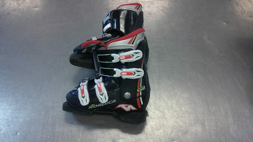 Vist Large View of Product Image Which is Used Nordica GPTJ Boys DH Ski Boot Black 190 MP - Y12