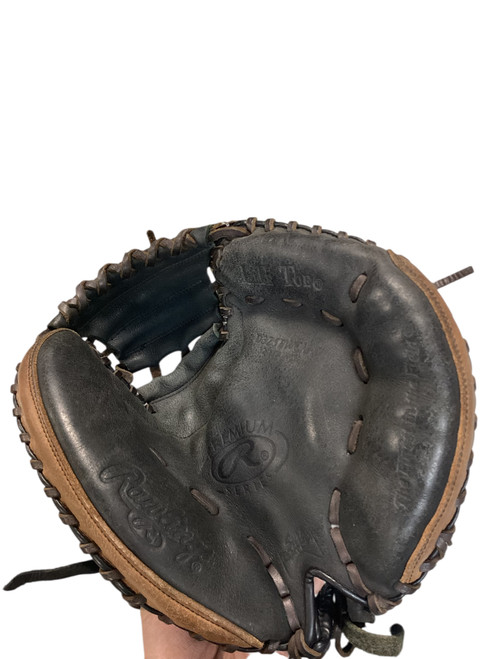 Vist Large View of Product Image Which is Used Rawlings PREMIUM SERIES 32.5 BB/SB Catchers RH Throw Black 32 1/2"
